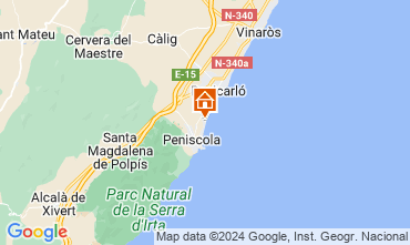 Mapa Penhscola Apartamentos 126543