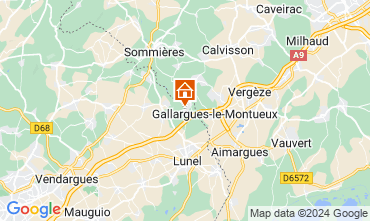 Mapa Montpellier Casa de turismo rural/Casa de campo 103269