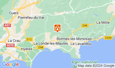 Mapa La Londe-les-Maures Vivenda 98154