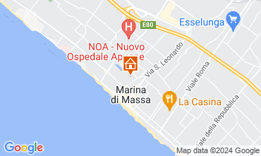 Mapa Marina di Massa Apartamentos 45704