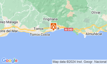 Mapa Nerja Apartamentos 11482