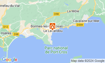 Mapa Le Lavandou Estdio 101308