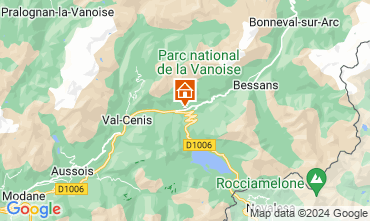 Mapa Val Cenis Apartamentos 49037