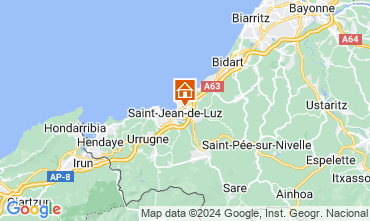 Mapa Saint Jean de Luz Estdio 9344