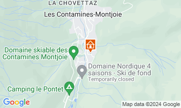 Mapa Les Contamines Montjoie Apartamentos 121099