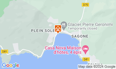 Mapa Sagone Apartamentos 115545