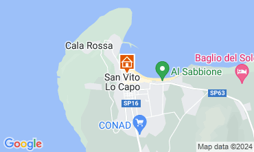 Mapa San Vito lo Capo Apartamentos 113572