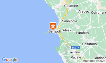 Mapa Gallipoli Apartamentos 127859