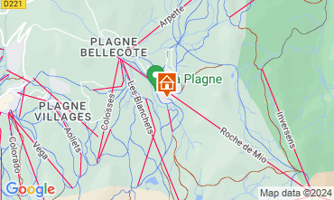 Mapa La Plagne Estdio 2120