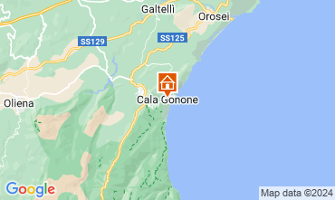 Mapa Cala Gonone Apartamentos 106617