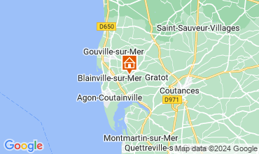 Mapa Blainville-sur-Mer Casa de turismo rural/Casa de campo 60256