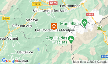 Mapa Les Contamines Montjoie Chal 50772