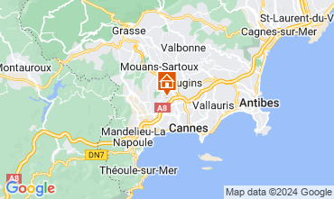 Mapa Mougins Apartamentos 125111