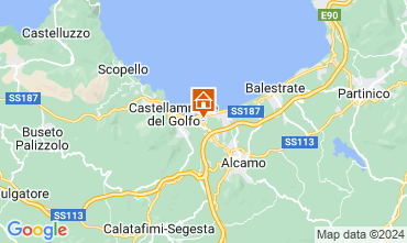 Mapa Castellammare del Golfo Vivenda 32448