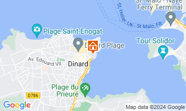 Mapa Dinard Apartamentos 80077