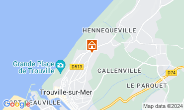 Mapa Trouville sur Mer Estdio 10805