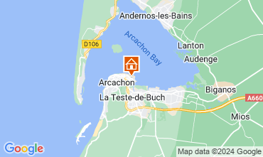 Mapa Arcachon Apartamentos 127467