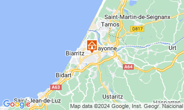 Mapa Biarritz Apartamentos 97208