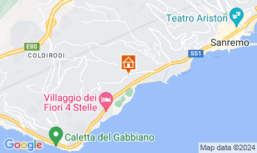 Mapa Sanremo Apartamentos 107965