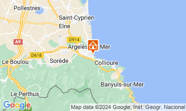 Mapa Argeles sur Mer Apartamentos 124899