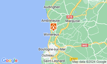 Mapa Wimereux Casa 122449