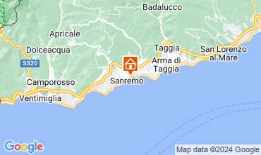 Mapa Sanremo Apartamentos 26342