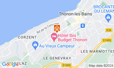 Mapa Thonon Les Bains Apartamentos 118446