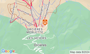 Mapa Orcires Merlette Apartamentos 121490