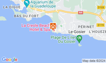 Mapa Le Gosier (Guadeloupe) Estdio 8007