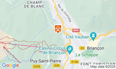 Mapa Serre Chevalier Casa 90691