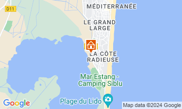 Mapa Canet-en-Roussillon Mobil Home 123672