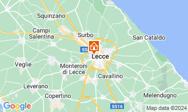 Mapa Lecce Apartamentos 124715