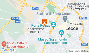Mapa Lecce Apartamentos 124715
