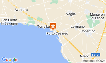Mapa Porto Cesareo Apartamentos 97328