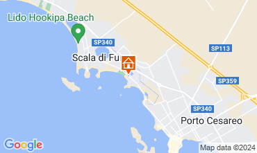 Mapa Porto Cesareo Apartamentos 97328