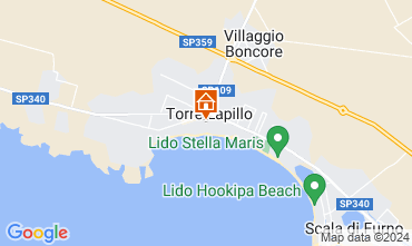 Mapa Porto Cesareo Apartamentos 125561