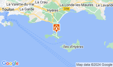 Mapa Hyères Apartamentos 79826