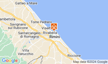 Mapa Rimini Apartamentos 128727