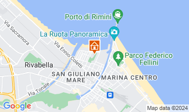 Mapa Rimini Apartamentos 128727