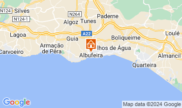 Mapa Albufeira Apartamentos 129147