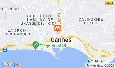 Mapa Cannes Apartamentos 40957