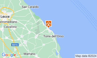 Mapa Torre dell'Orso Apartamentos 96353