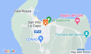 Mapa San Vito lo Capo Apartamentos 81360