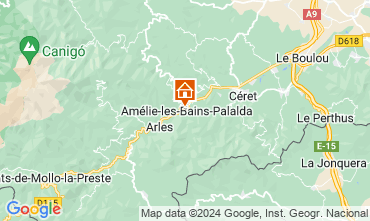 Mapa Amlie-Les-Bains Estdio 127305