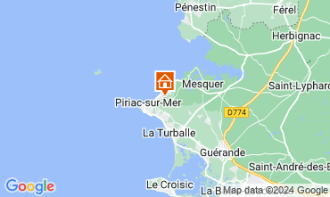 Mapa Piriac sur Mer Vivenda 128769