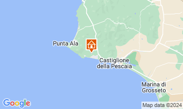 Mapa Castiglione della Pescaia Casa 52660