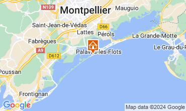 Mapa Palavas-les-Flots Apartamentos 127636