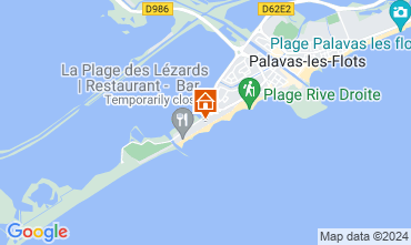 Mapa Palavas-les-Flots Apartamentos 127636