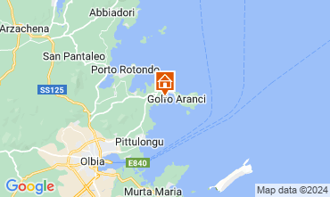 Mapa Golfo Aranci Apartamentos 74780