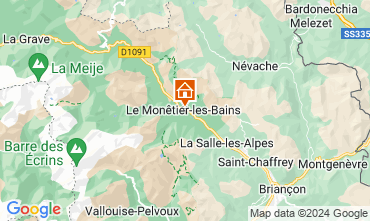 Mapa Serre Chevalier Chal 2989